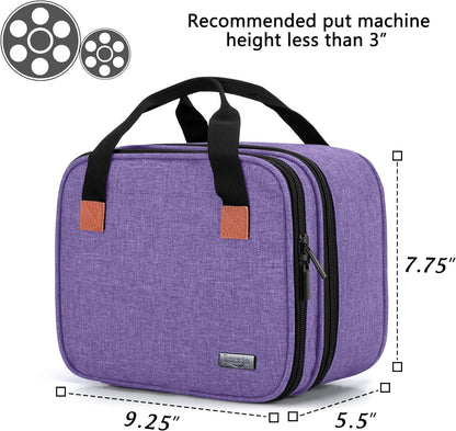 Carrying Bag Compatible with DR.J Mini Projector, Portable Case for Mini Projector and Accessories, Purple